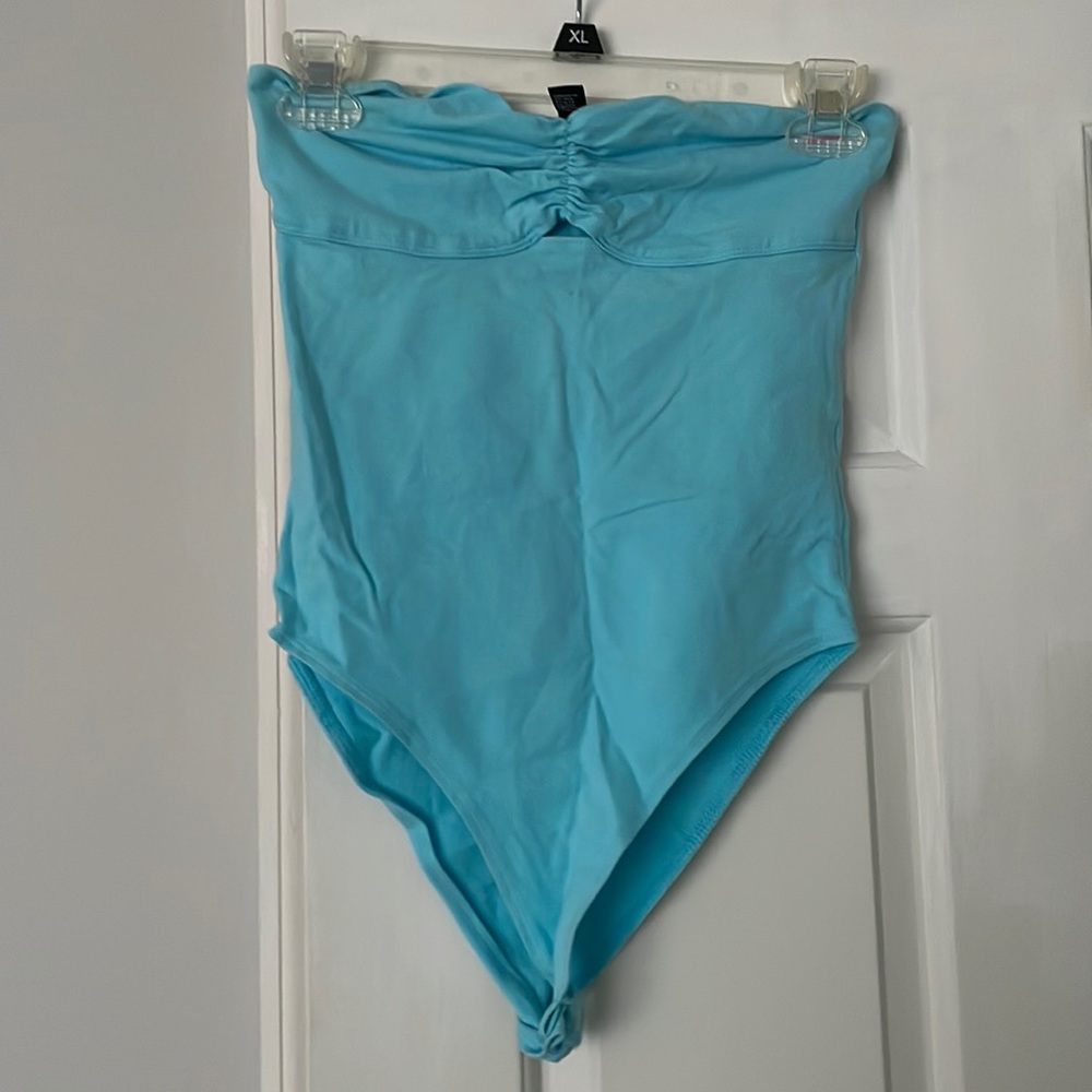 Forever 21 light blue bodysuit sleeveless